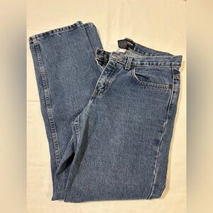 LONDONJEAN Women’s Relaxed Fit Denim Jeans - Medium Blue